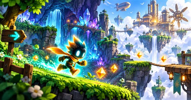 Pixel Adventure spark-runner artwork